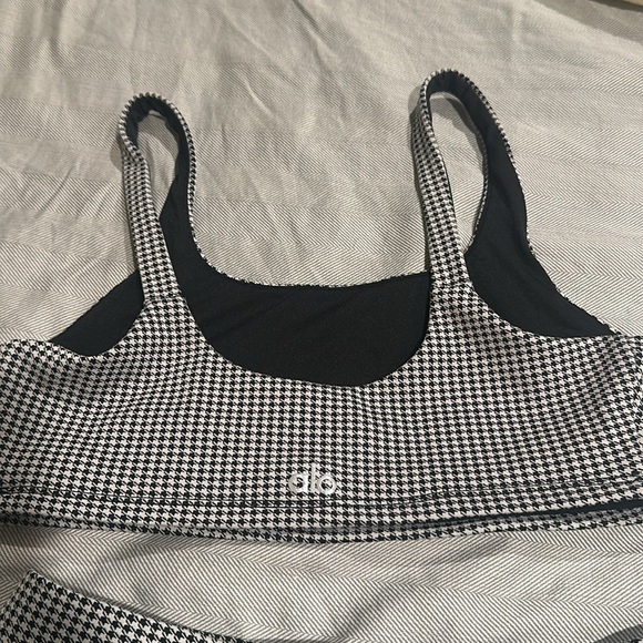 ALO Yoga Black and White Skirt Set - Picture 2 of 8